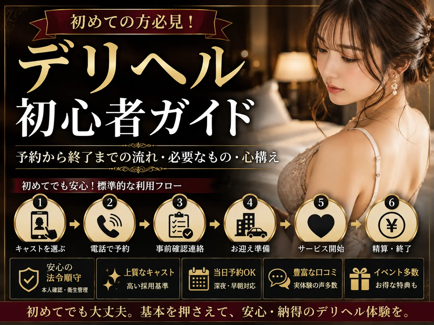 デリベル初心者の利用ガイド｜予約から終了までの流れ・必要なもの・心構えを徹底解説